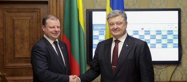 Сквярнялис с Петром Порошенко - Sputnik Литва