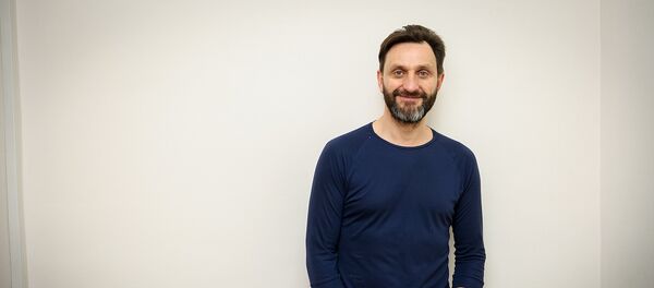 Литовский актер и режиссер Дайнюс Казлаускас Литовский актер и режиссер Дайнюс Казлаускас - Sputnik Lietuva