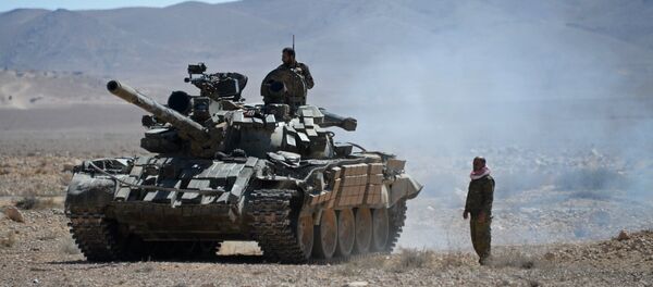 Боевые действия сирийской армии в окрестностях Пальмиры - Sputnik Литва