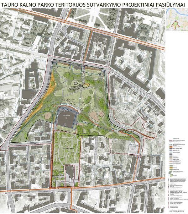 Карта Вильнюса с новым концертным залом - Sputnik Литва