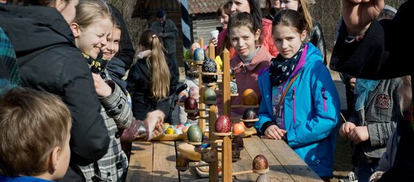 Литовский музей народного быта отмечает Пасху Литовский музей народного быта отмечает Пасху - Sputnik Lietuva