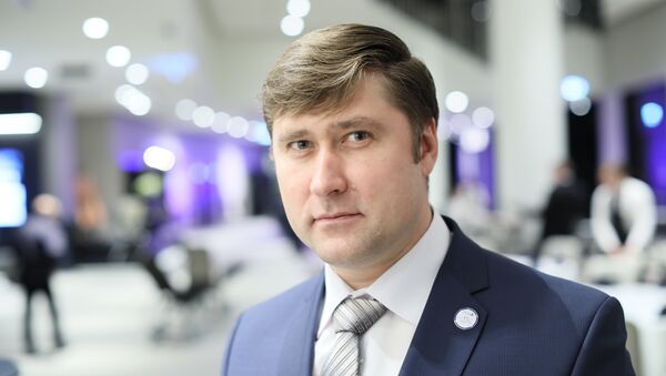 Глава  профсоюза железнодорожников Эстонии Олег Чубаров - Sputnik Литва