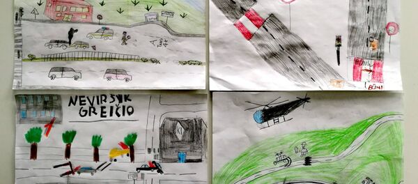 Детские рисунки - Sputnik Литва