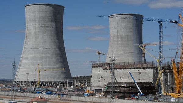 Как строят БелАЭС в Островце - Sputnik Литва