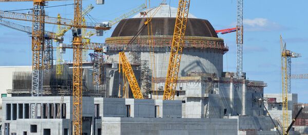 Строительство Белорусской АЭС в Островце - Sputnik Lietuva