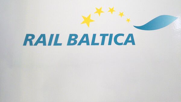 Логотип Rail Baltica - Sputnik Литва