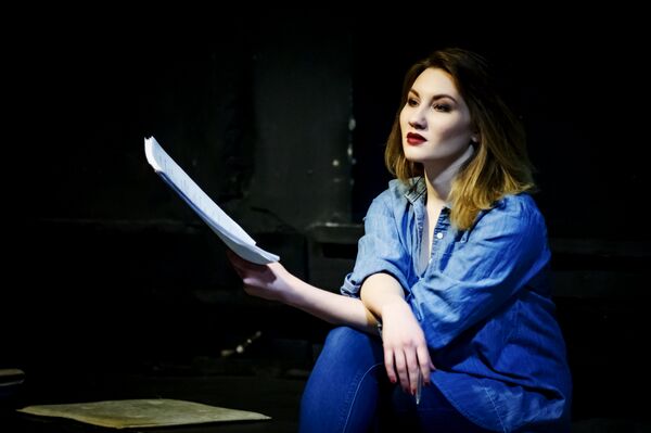 На читке пьесе Ивашкявичюса Ад и мир в Театре.doc - Sputnik Литва