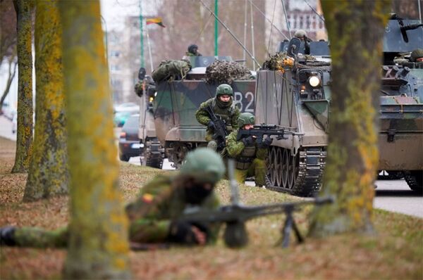Военные учения в Литве Военные учения в Литве - Sputnik Lietuva