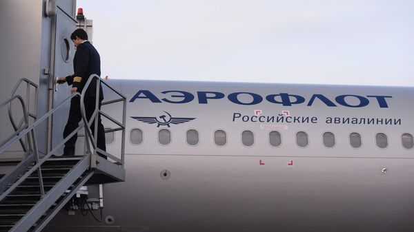 Капитан рейса авиакомпании Аэрофлот, архивное фото - Sputnik Литва