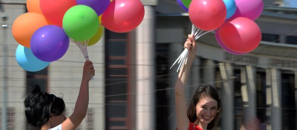 Первомайские демонстрации в городах России Первомайские демонстрации в городах России - Sputnik Lietuva