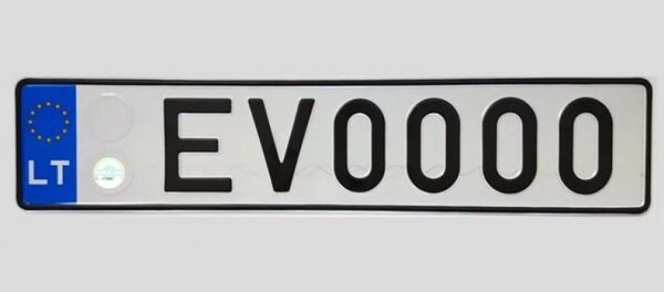 Специальный номер для электрокара - Sputnik Литва