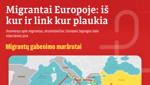 Migrantai Europoje: iš kur ir link kur plaukia - Sputnik Lietuva