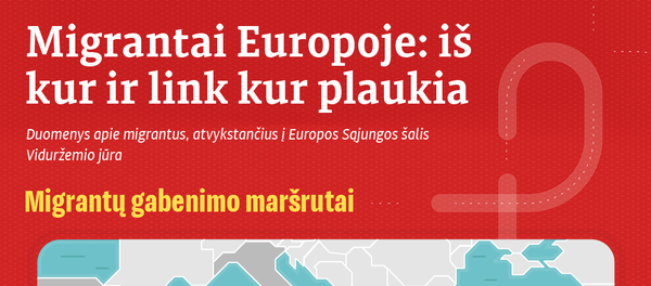 Migrantai Europoje: iš kur ir link kur plaukia Migrantai Europoje: iš kur ir link kur plaukia - Sputnik Lietuva