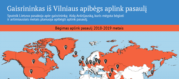 Gaisrininkas iš Vilniaus apibėgs aplink pasaulį Gaisrininkas iš Vilniaus apibėgs aplink pasaulį - Sputnik Lietuva