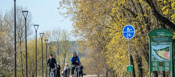 Велосипедисты в Каунасе - Sputnik Литва