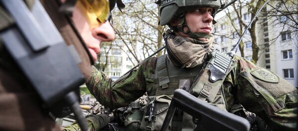 Учения Удар молнии Учения Удар молнии - Sputnik Lietuva