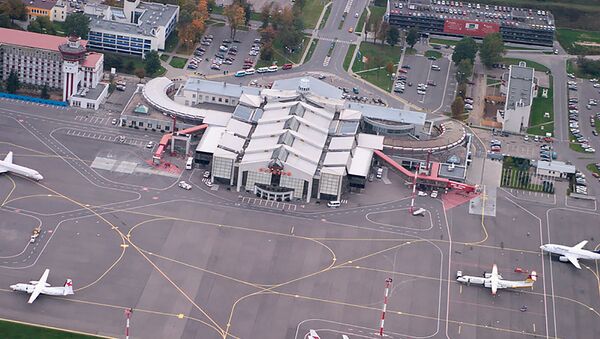 Аэропорт в Вильнюсе с высоты птичьего полета, архивное фото - Sputnik Литва