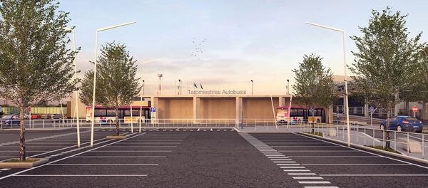 Проект новых паковочных мест в аэропорту Вильнюса Проект новых паковочных мест в аэропорту Вильнюса - Sputnik Lietuva