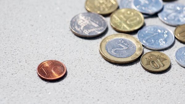 Vienas euro centas ir litai - Sputnik Lietuva