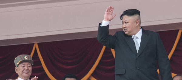 Праздничные мероприятия, посвященные 105-й годовщине со дня рождения Ким Ир Сена, в КНДР Праздничные мероприятия, посвященные 105-й годовщине со дня рождения Ким Ир Сена, в КНДР - Sputnik Lietuva