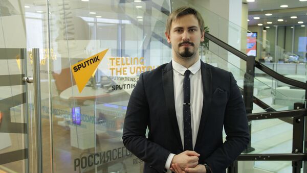 Никита Данюк, заместитель директора Института стратегических исследований и прогнозов, архивное фото - Sputnik Литва