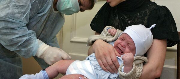 Работа прививочного кабинета детской поликлиники - Sputnik Литва