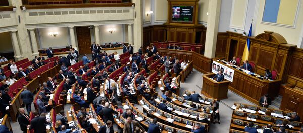 Заседание Верховной рады Украины, архивное фото - Sputnik Литва