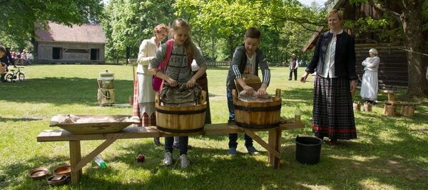 День ремесел в Музее народного быта Литвы День ремесел в Музее народного быта Литвы - Sputnik Lietuva