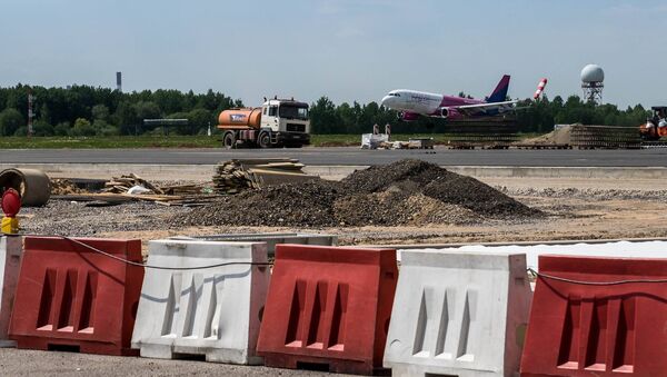 В Каунасском аэропорту идет установка временных терминалов - Sputnik Lietuva