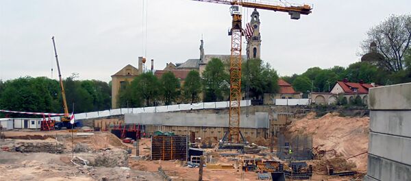 Стройка в Старом городе Стройка в Старом городе - Sputnik Lietuva