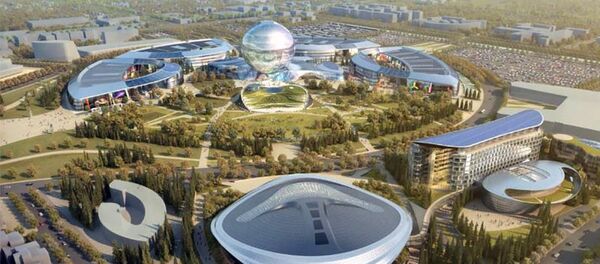 Комплекс EXPO 2017 в Астане Комплекс EXPO 2017 в Астане - Sputnik Lietuva