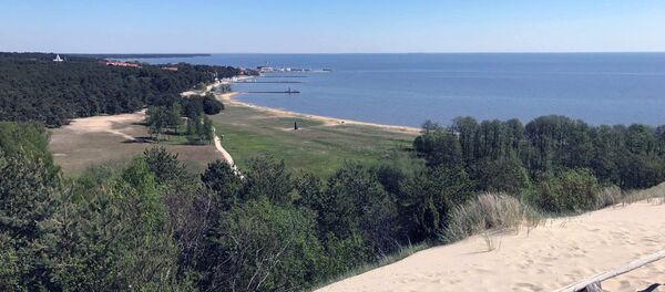 Куршский залив с высоты Живой дюны - Sputnik Литва