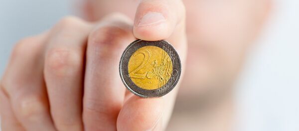 Монета в 2 евро Монета в 2 евро - Sputnik Lietuva