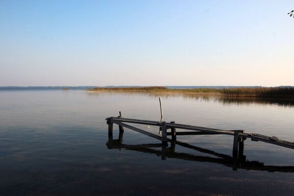 Озеро Метялис расположено на юго-западе Литвы. В него впадает 4 речки.  Площадь составляет 12,92 км². - Sputnik Литва