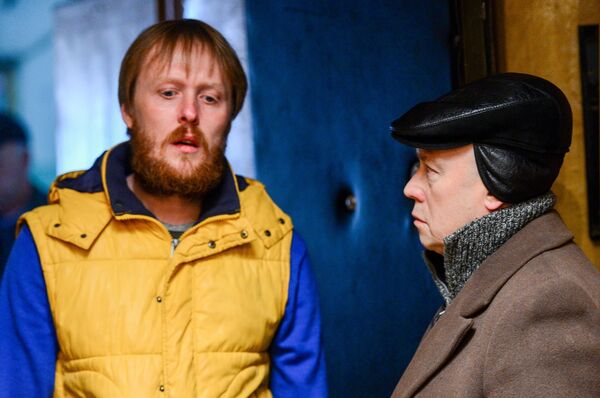 Съемки художественного фильма Звезды с Виктором Сухоруковым - Sputnik Литва