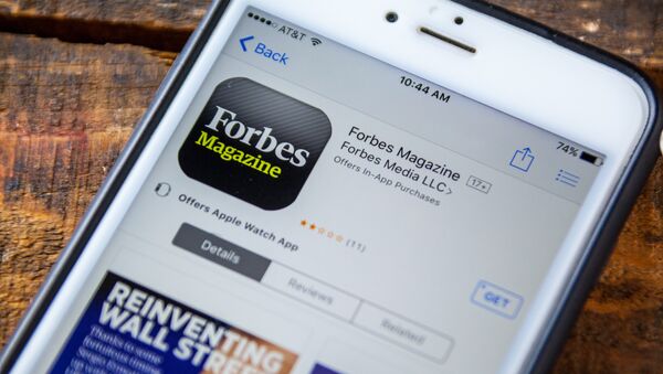 Журнал Forbes в приложениях iOS - Sputnik Литва