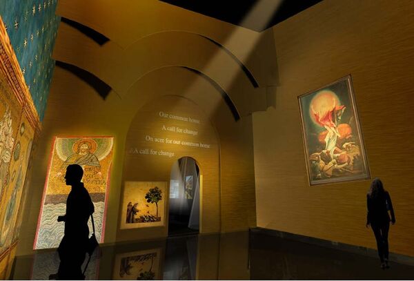 Макет павильона Ватикана на ЭКСПО - Sputnik Литва