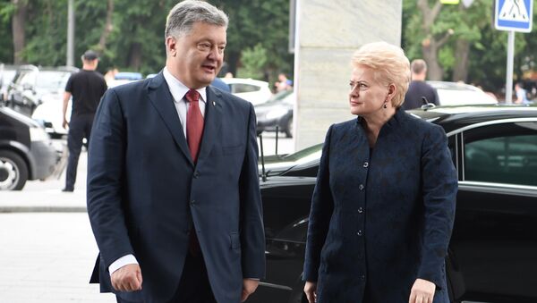 Dalia Grybauskaitė ir Petro Porošenko - Sputnik Lietuva