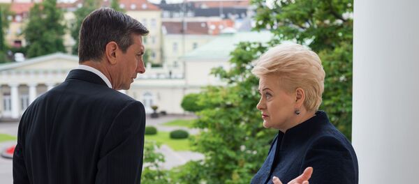 Даля Грибаускайте и Боруто Пахор Даля Грибаускайте и Боруто Пахор - Sputnik Lietuva