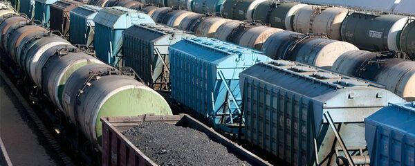 Грузовые поезда на литовских железных дорогах - Sputnik Литва