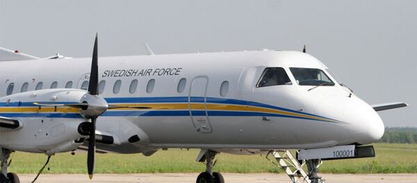 Самолет Шведских военно-воздушных сил - Sputnik Литва