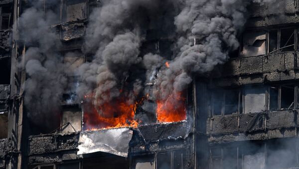Пожар в жилом доме на западе Лондона - Sputnik Литва