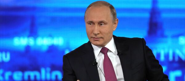 Президент РФ Владимир Путин - Sputnik Lietuva