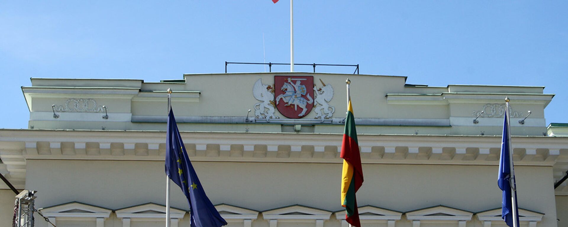 Дворец президента Литвы на площади Дауканто (Вильнюс) - Sputnik Литва, 1920, 27.11.2023