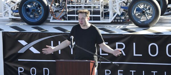 Илон Маск представляет свой проект Илон Маск представляет свой проект - Sputnik Lietuva