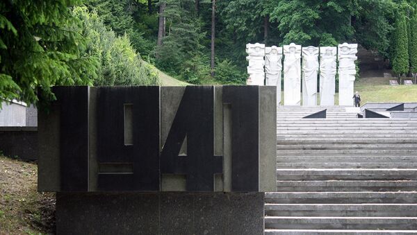 Гранитный монумент с датой начала Великой Отечественной Войны - Sputnik Lietuva