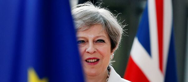 Премьер-министр Британии Тереза Мэй Премьер-министр Британии Тереза Мэй - Sputnik Lietuva