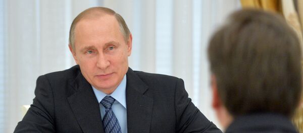 Vladimiras Putinas - Sputnik Lietuva