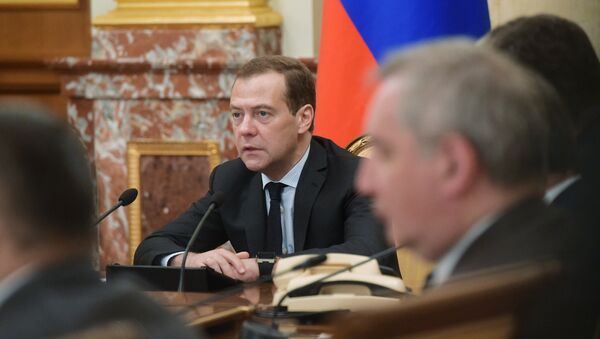 Премьер-министр РФ Д. Медведев провел заседание правительства РФ - Sputnik Литва