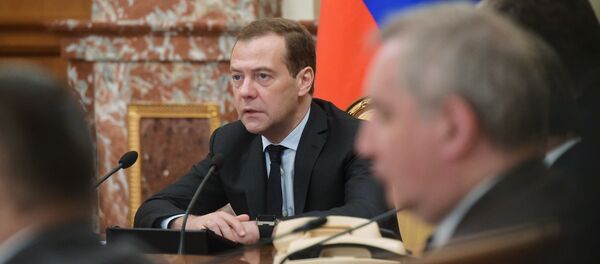 Премьер-министр РФ Д. Медведев провел заседание правительства РФ - Sputnik Литва